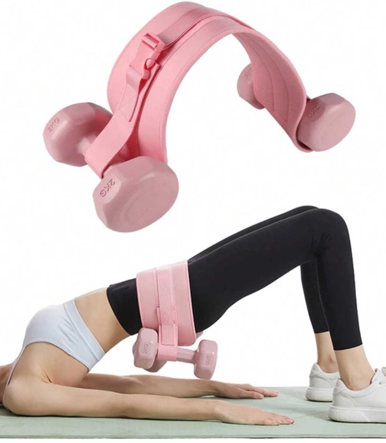 Pink Hip Weight Belt