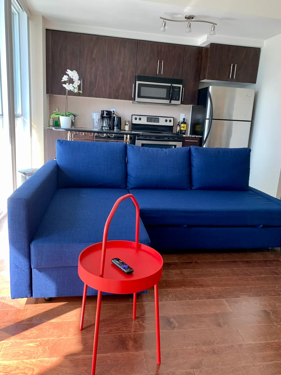 IKEA Friheten Corner Sofa-Bed (Blue) image indicator(2)