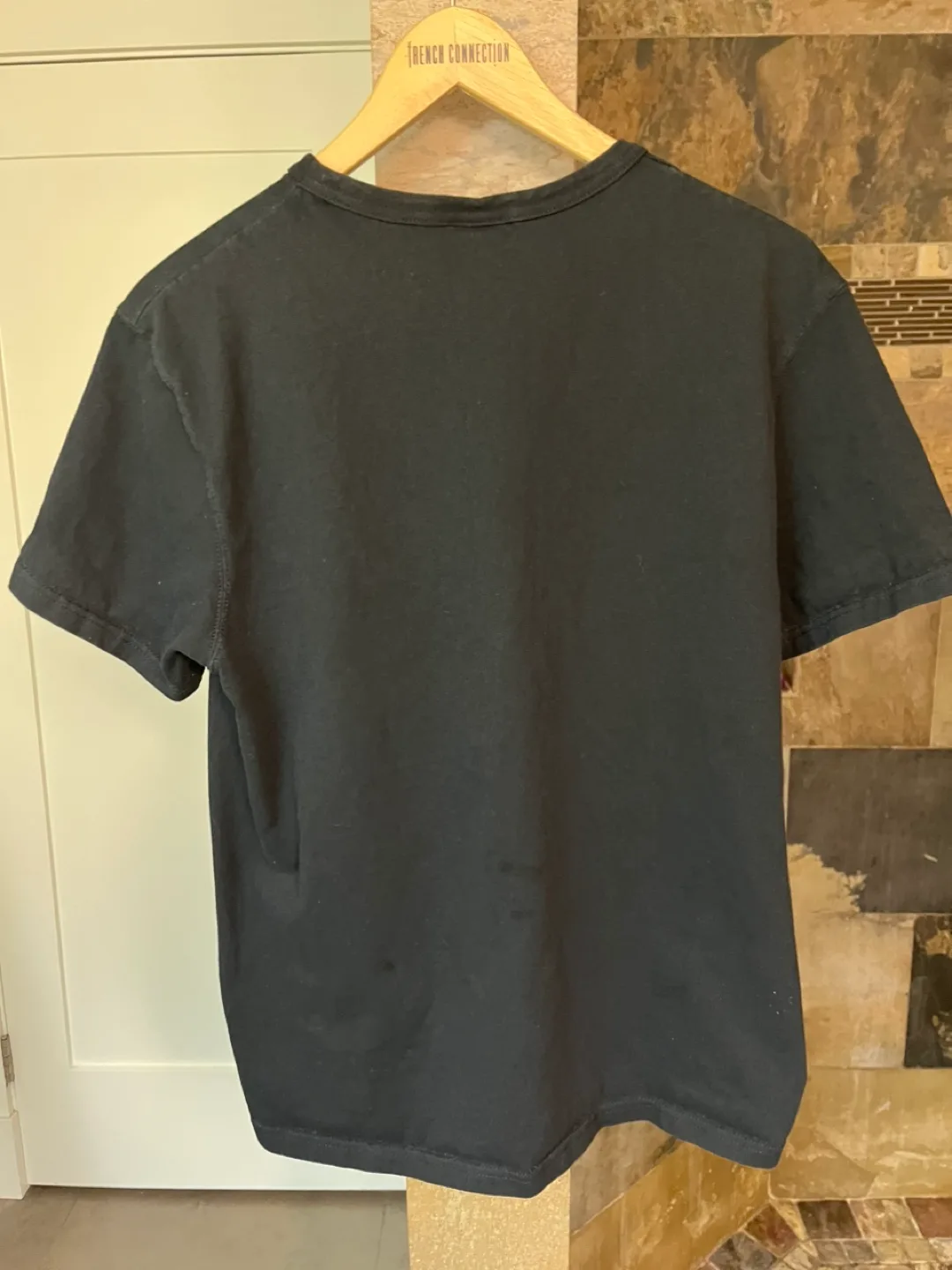 Champion Men's Black T-Shirt with Pink Logo 🏈 image indicator(2)