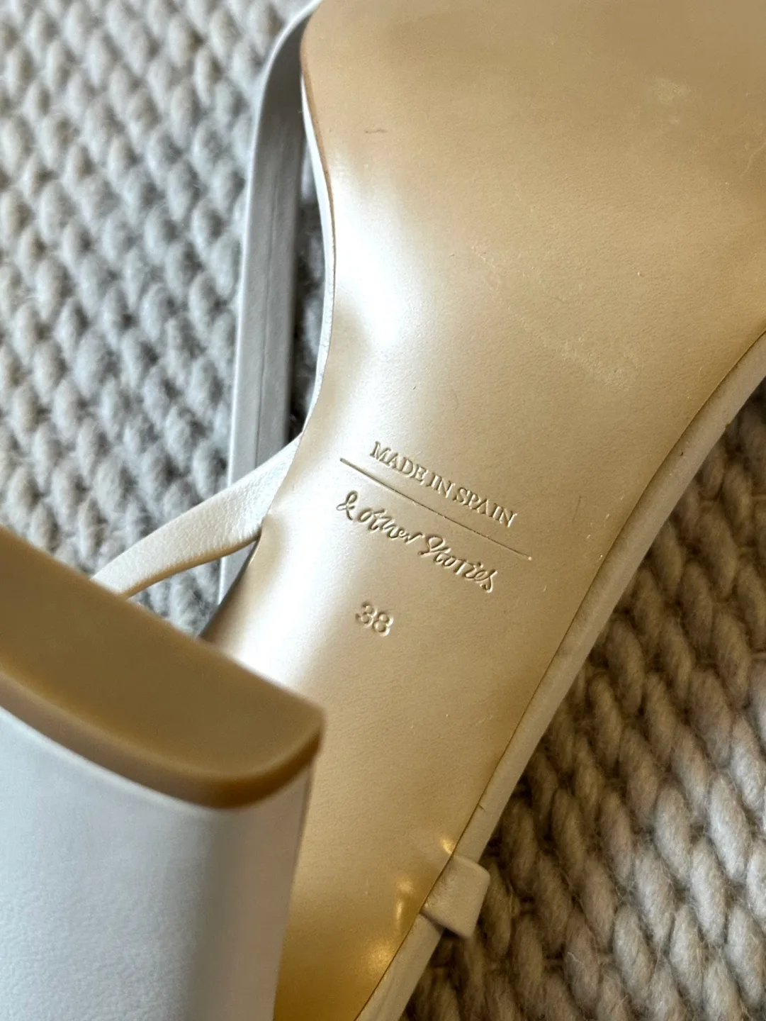 & Other Stories Vegan Leather Block Heel Sandals image indicator(4)