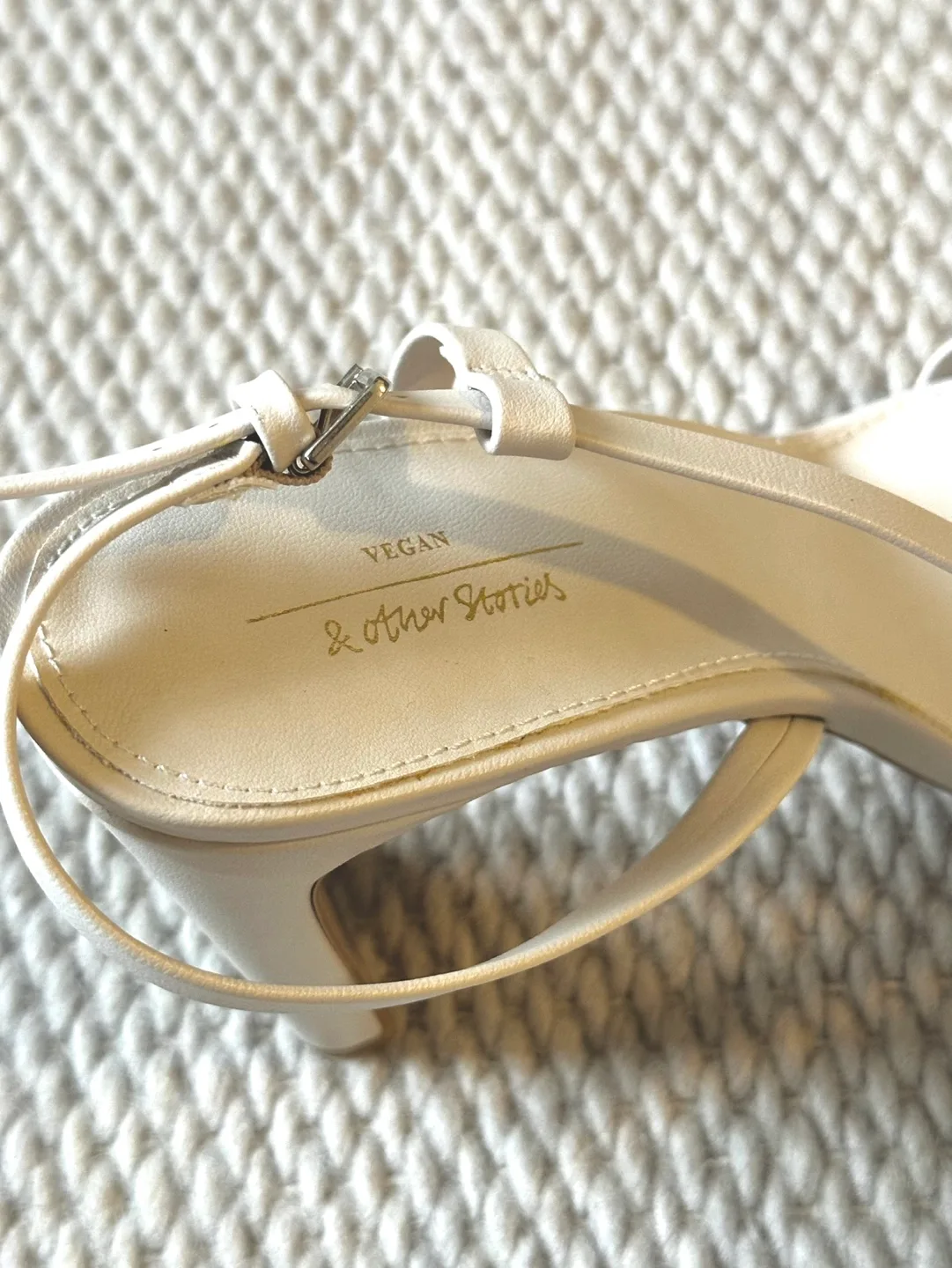 & Other Stories Vegan Leather Block Heel Sandals image indicator(3)