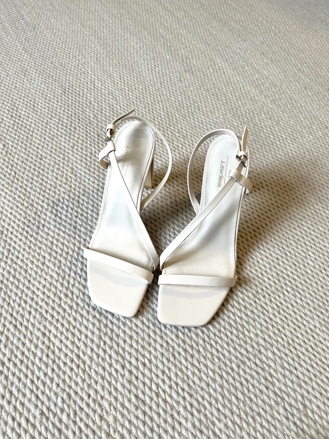 & Other Stories Vegan Leather Block Heel Sandals image indicator(2)