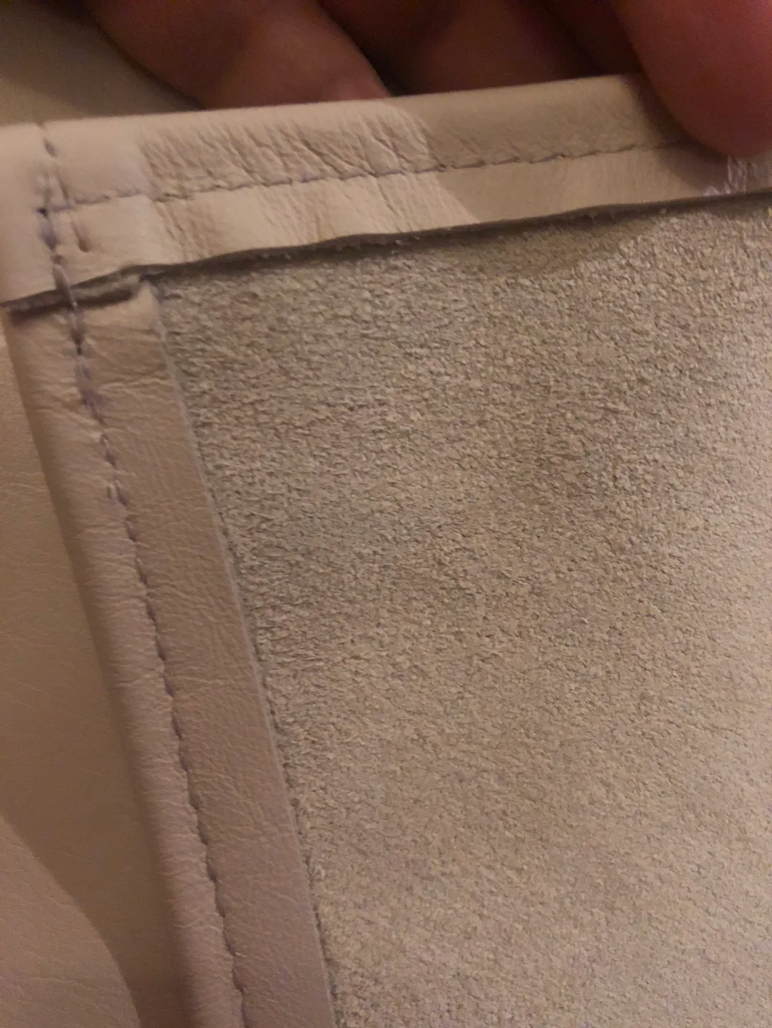 Cream Leather Sofa - 3-seater image indicator(5)