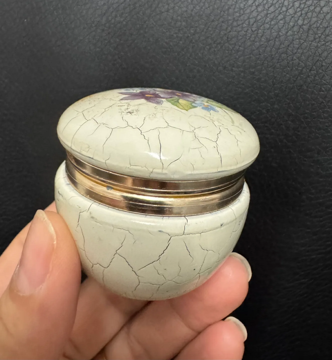 🏈 Vintage Floral trinket box image indicator(3)