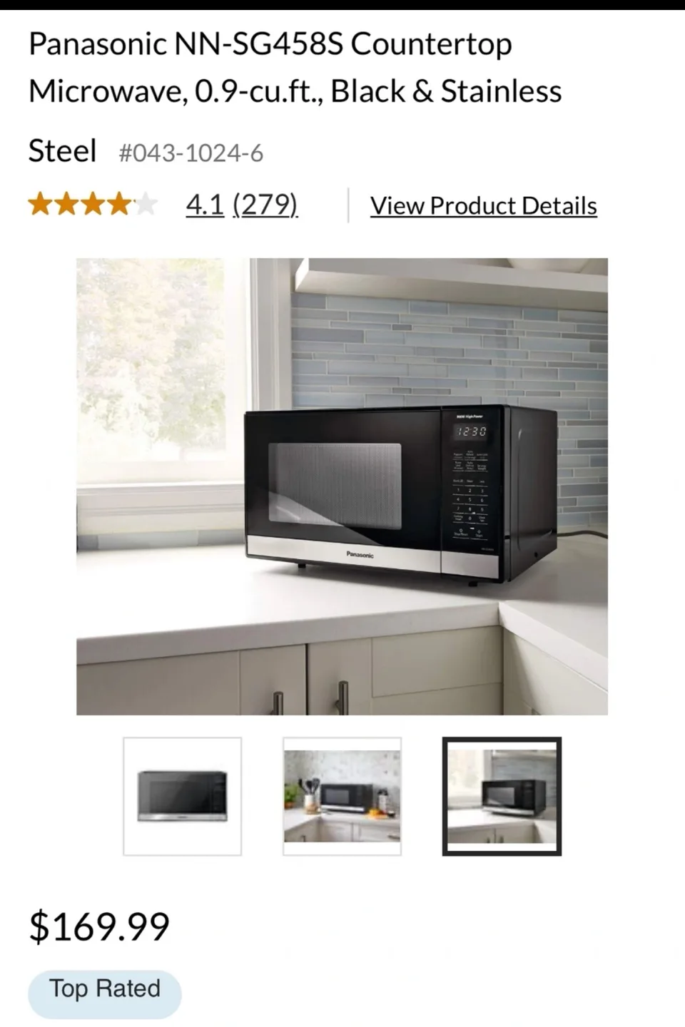 Panasonic NN-SG458S Countertop Microwave image indicator(4)