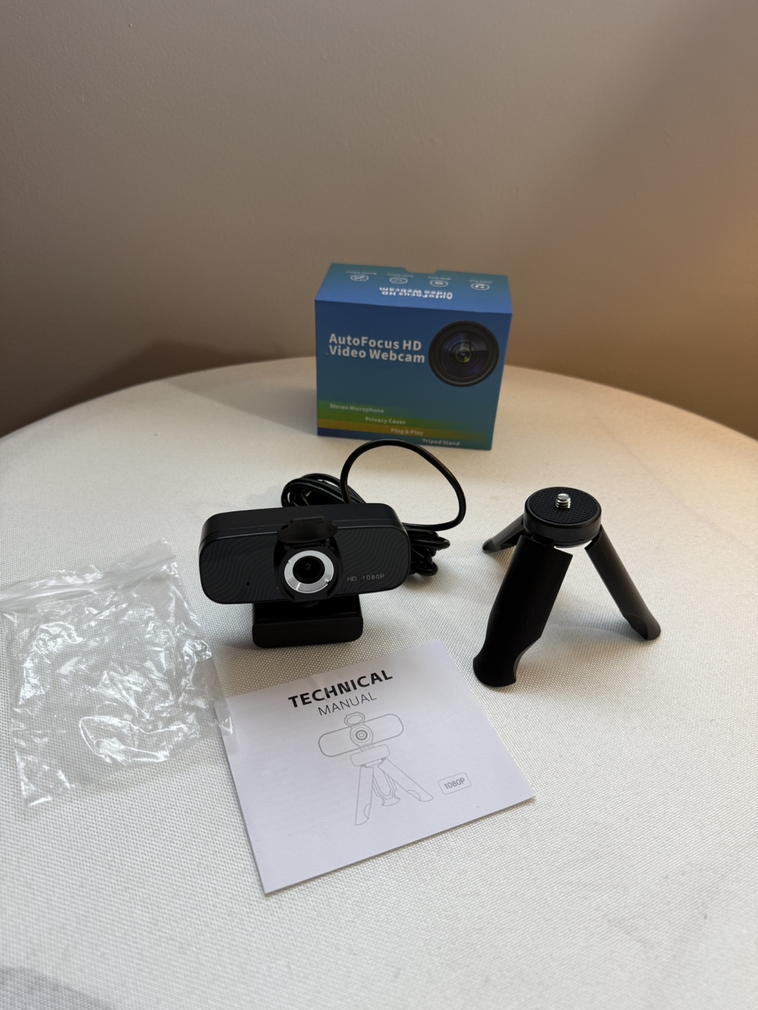 Gohero Autofocus HD 1080P Webcam with Tripod