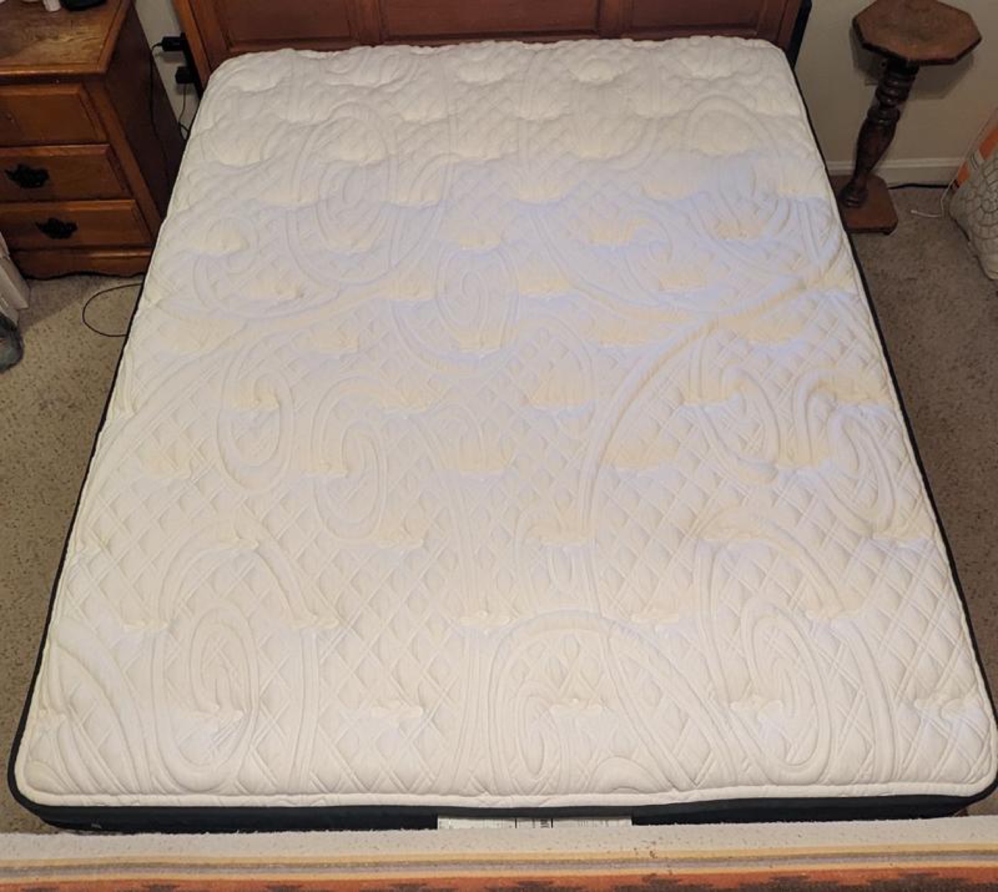 Queen Mattress and frame