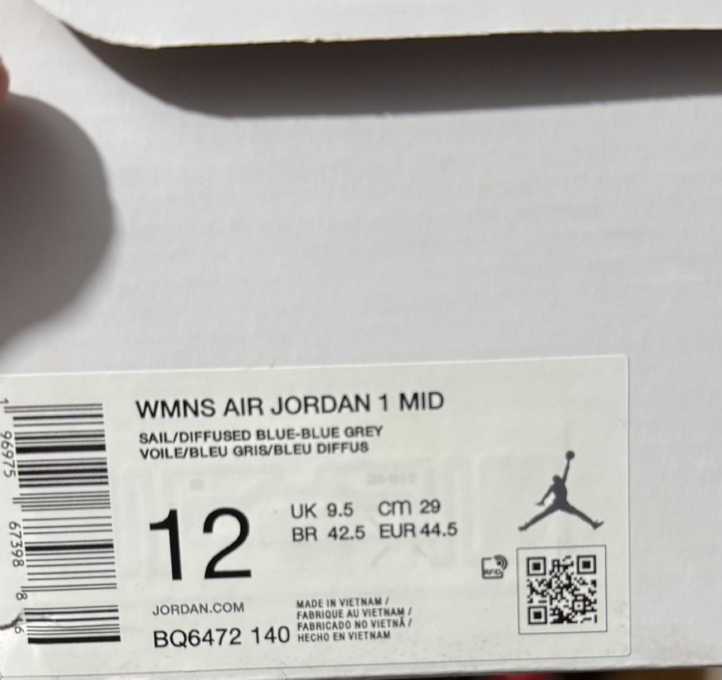 WMNS Air Jordan 1 Mid SE Sail/Diffused Blue - photo 5