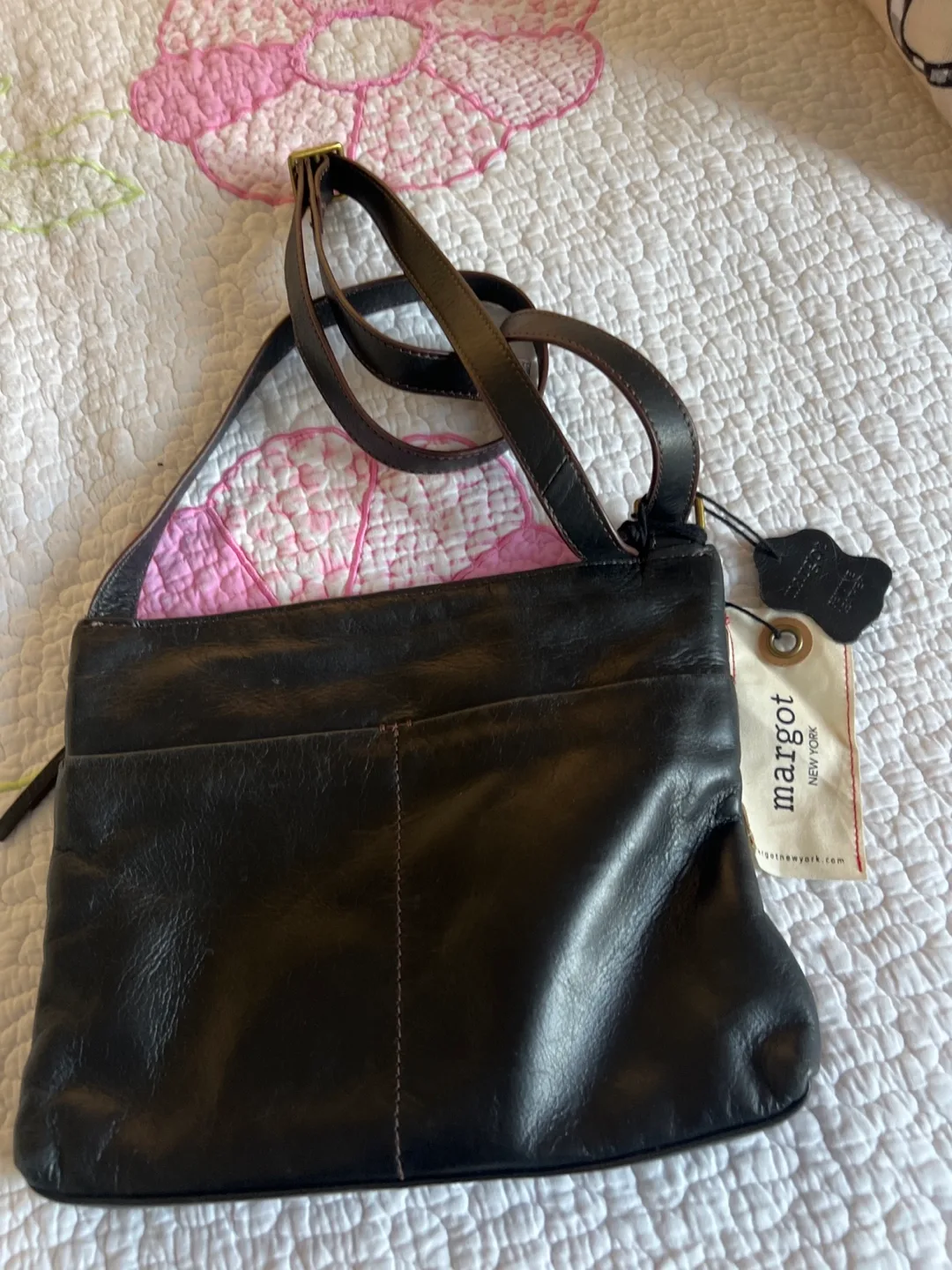 Margot New York Leather Crossbody Bag image indicator(4)