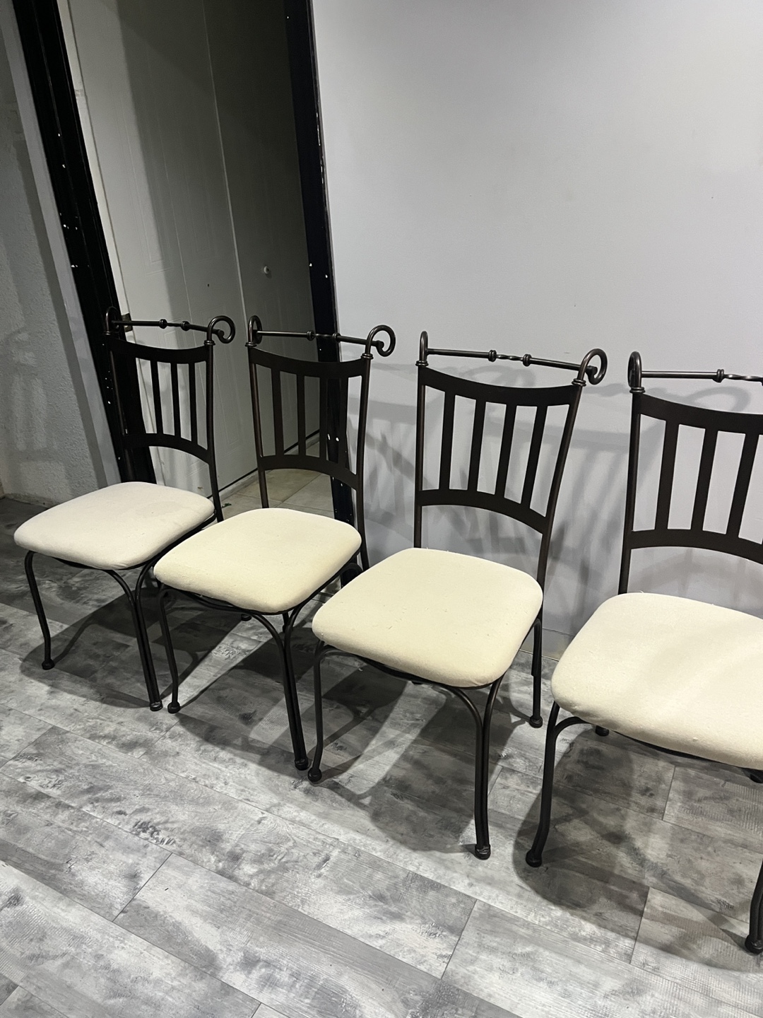 Glass Top Dining Table with Four Chairs - photo 2