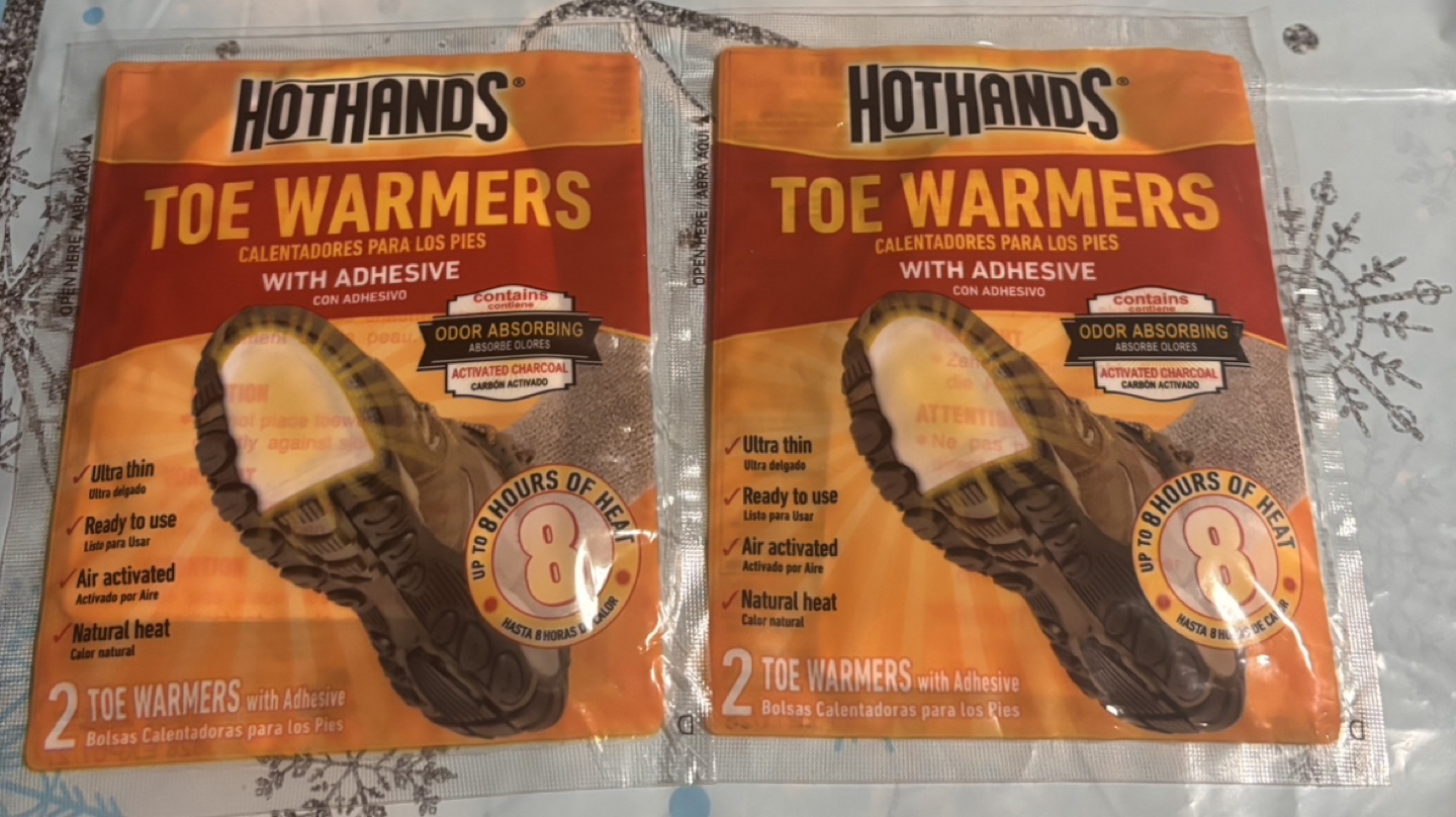 🏈HotHands Toe Warmers with Adhesive (2-pack)