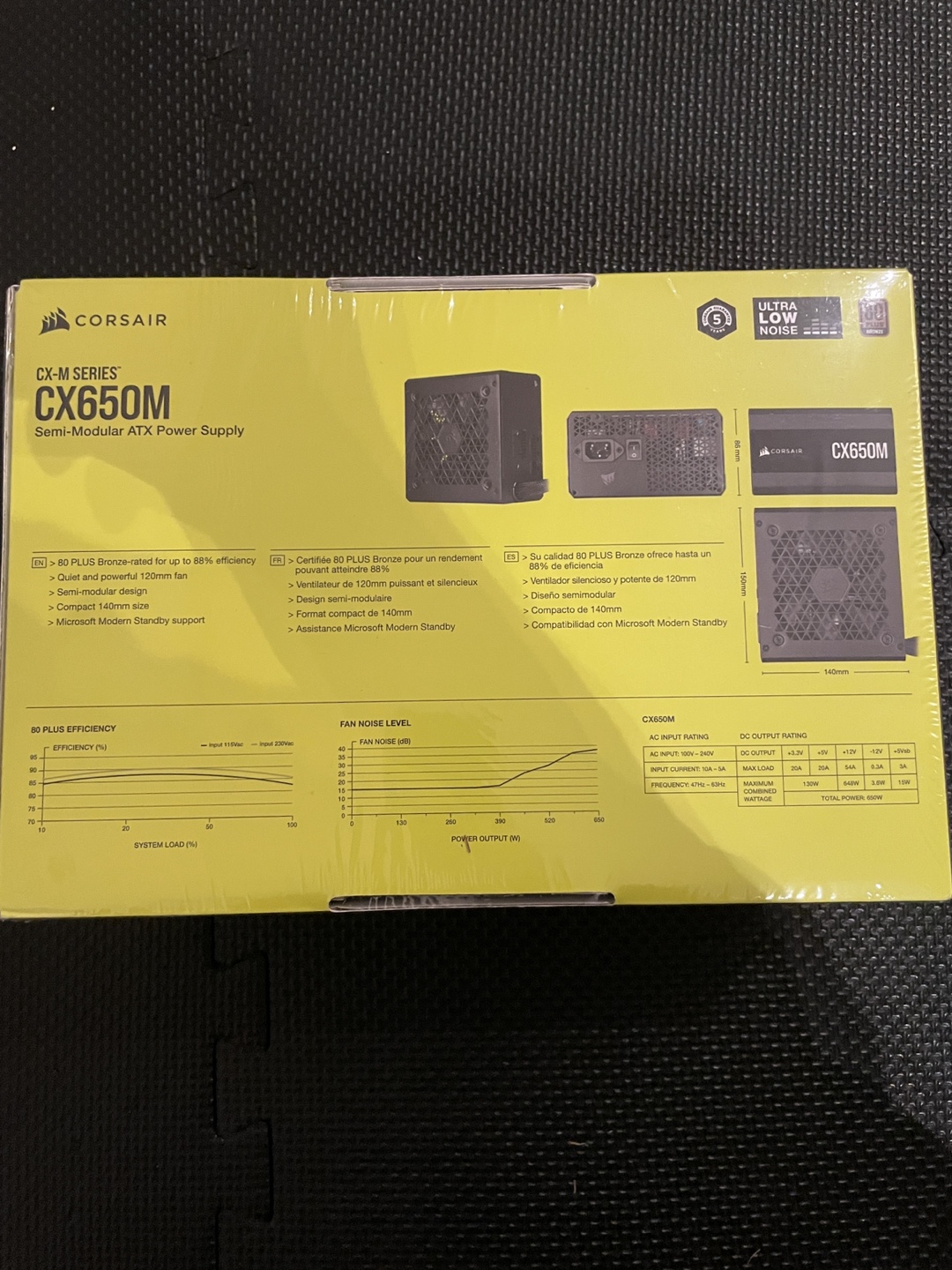 Corsair CX650M 650W 80+ Bronze - photo 2