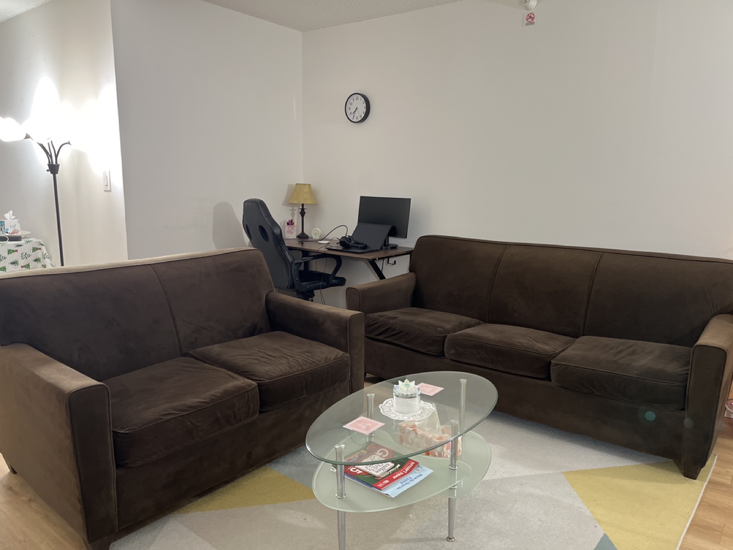 Brown Sofa Set