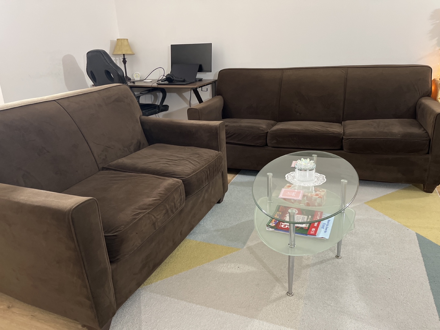 Brown Sofa Set - photo 4