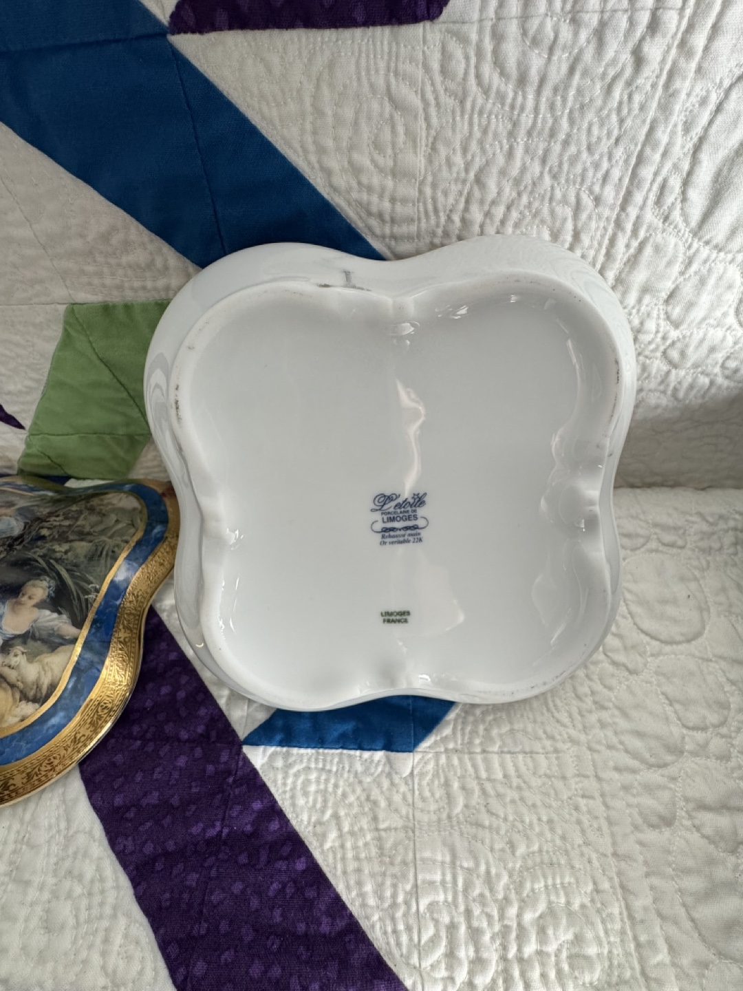 L'Etoile Limoges Porcelain Collector Trinket Box - photo 5