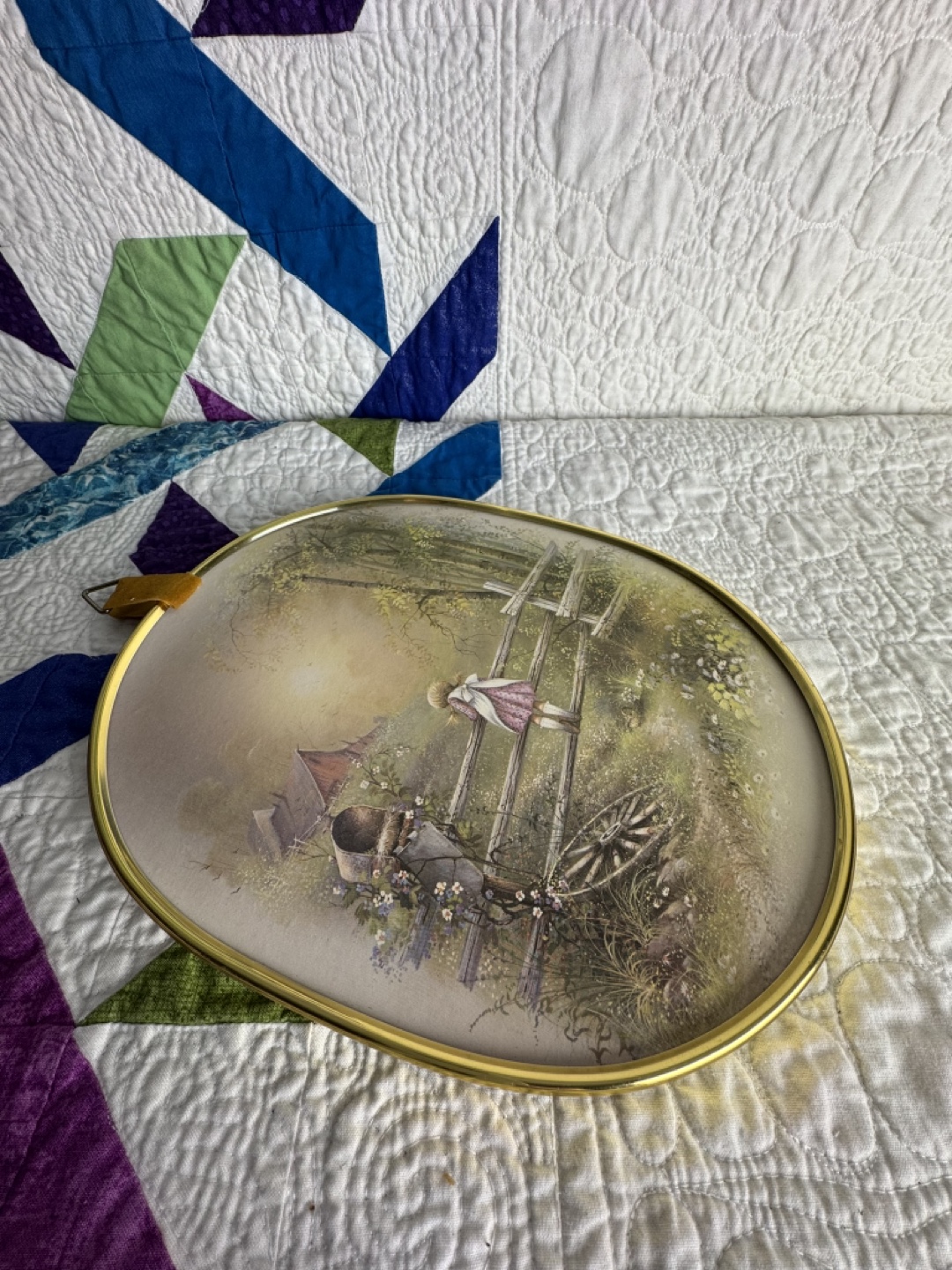 Vintage Ecstasy Giftware Oval Wall Hanging Decor - photo 2