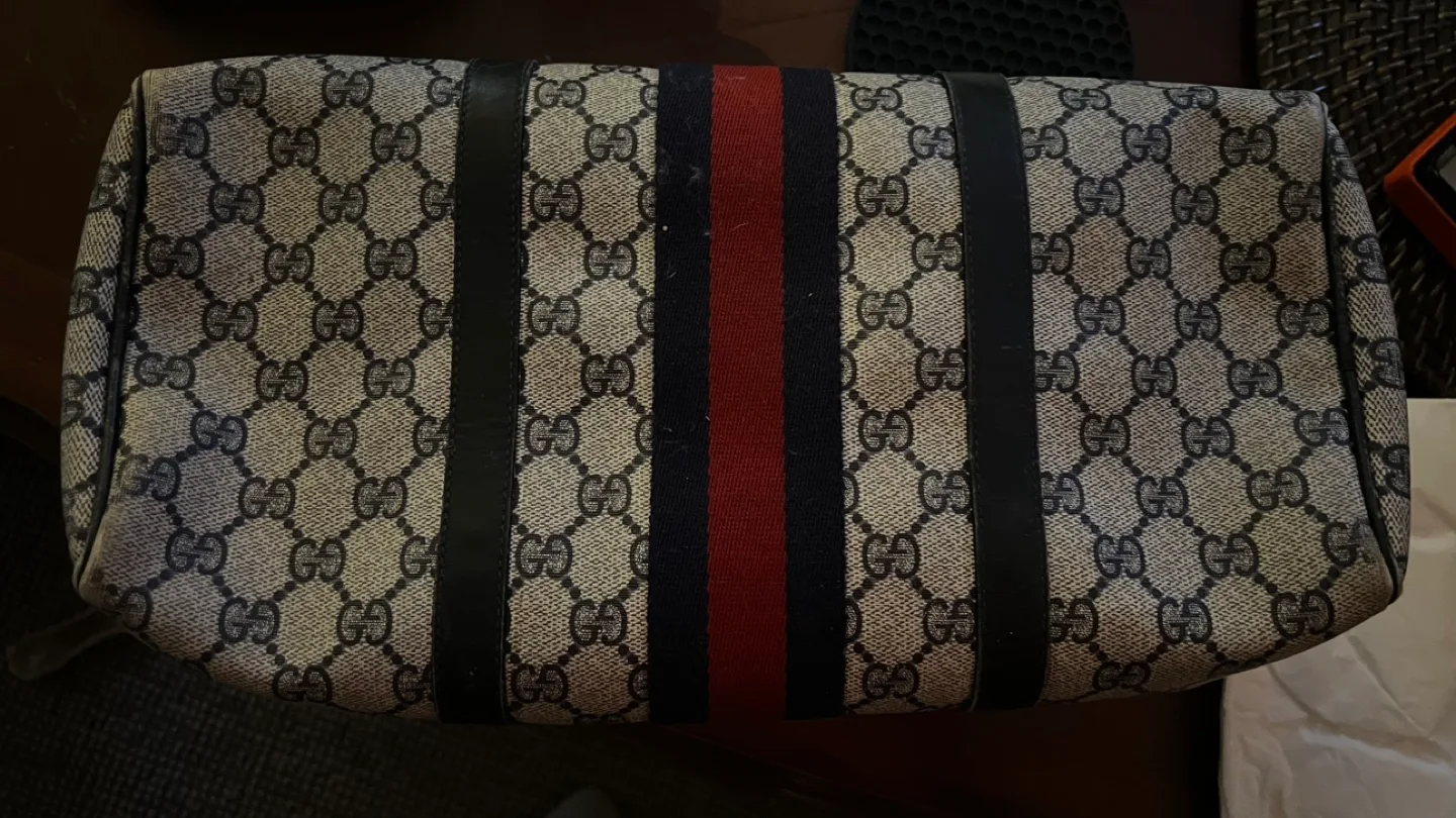 Vintage Gucci GG Monogram Boston Bag image indicator(4)