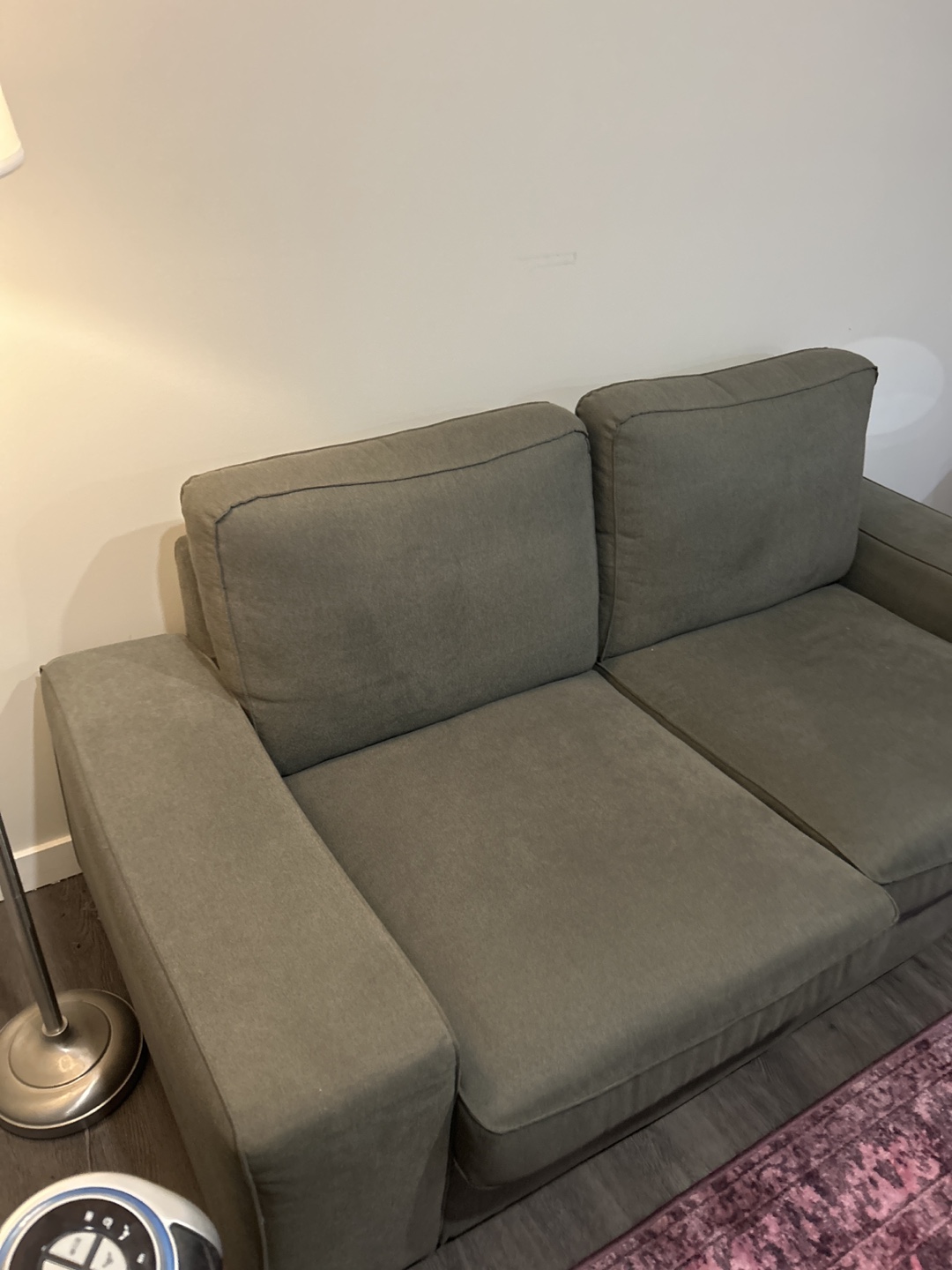 IKEA Two-Seater Sofa - Dark Grey - photo 3