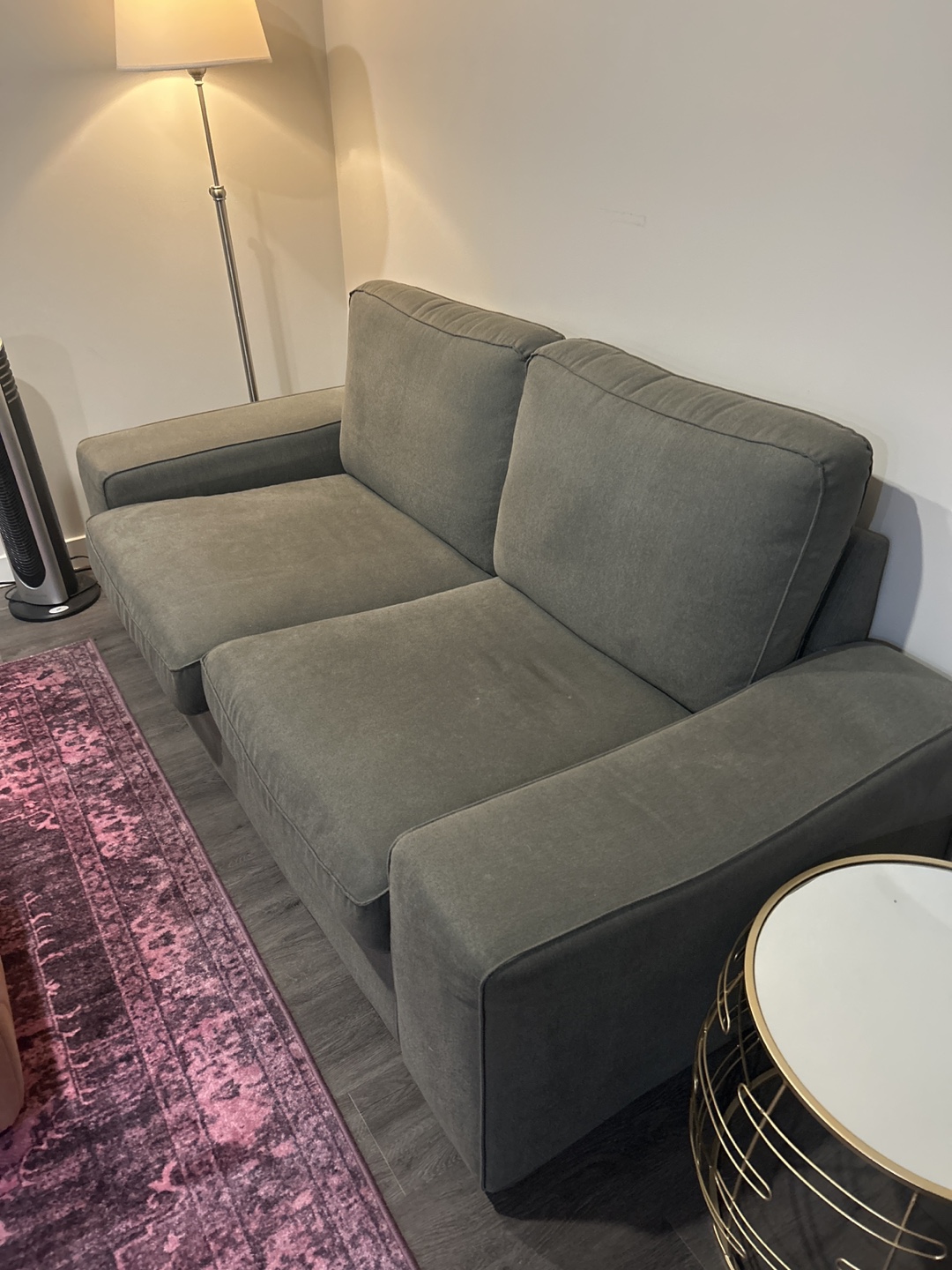 IKEA Two-Seater Sofa - Dark Grey - photo 2