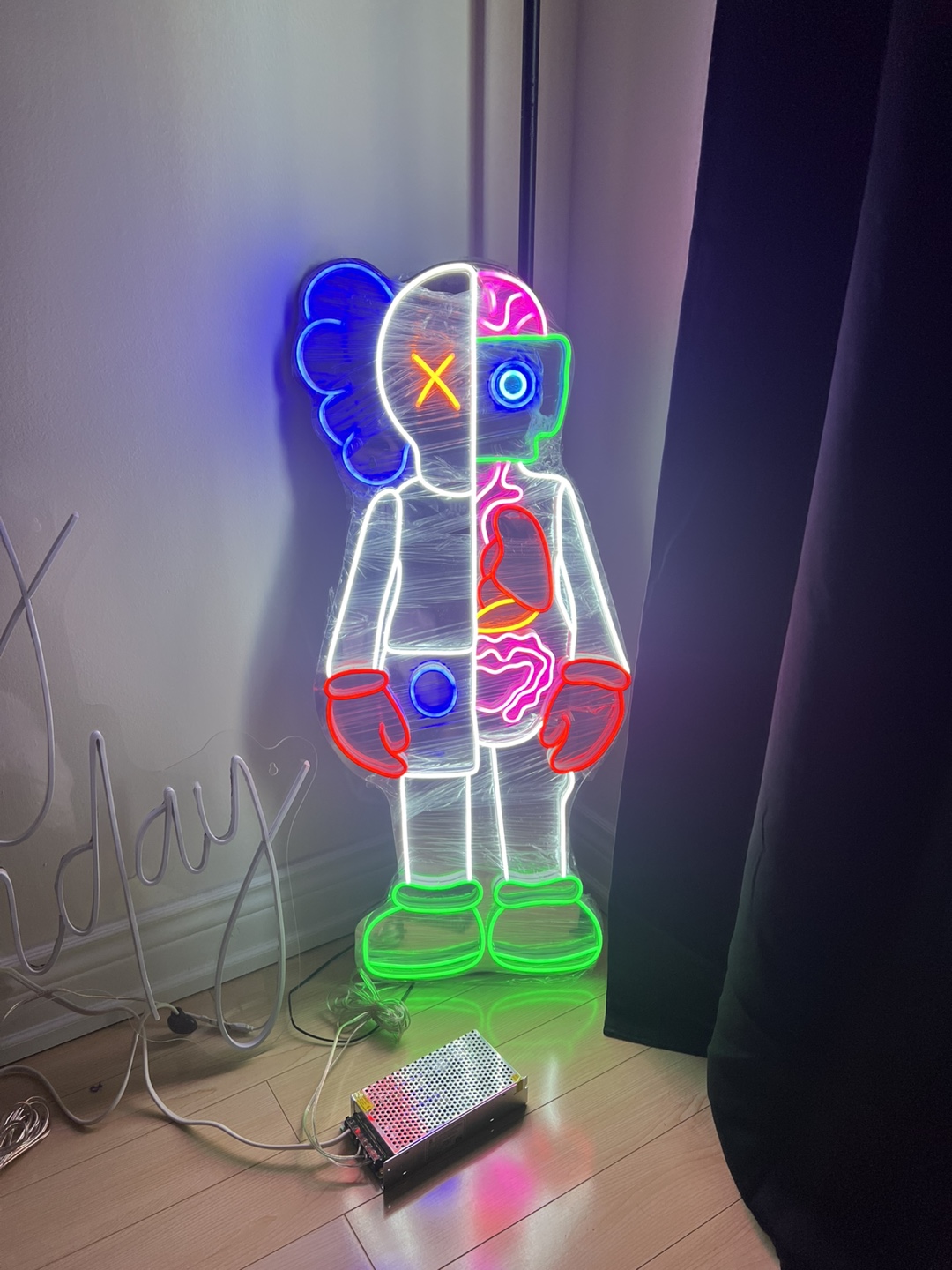 KAWS Anatomy Neon Sign - photo 4