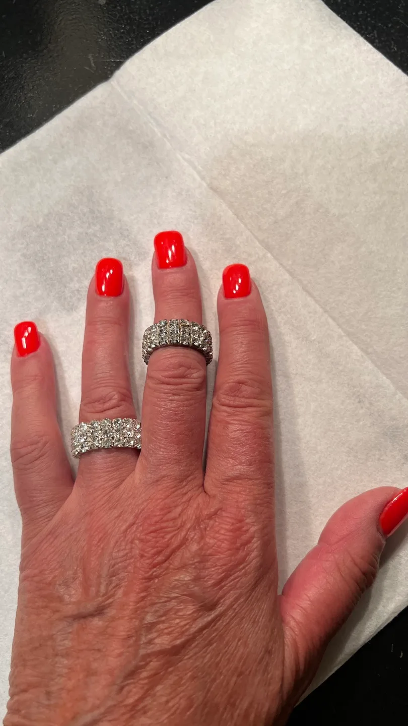 Five Statement Rings - Gold Tone and Cubic Zirconia image indicator(5)