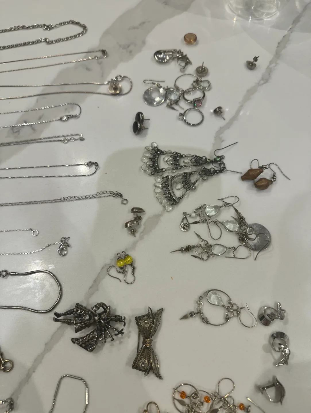 Sterling silver 925 vintage & morden lot image indicator(7)