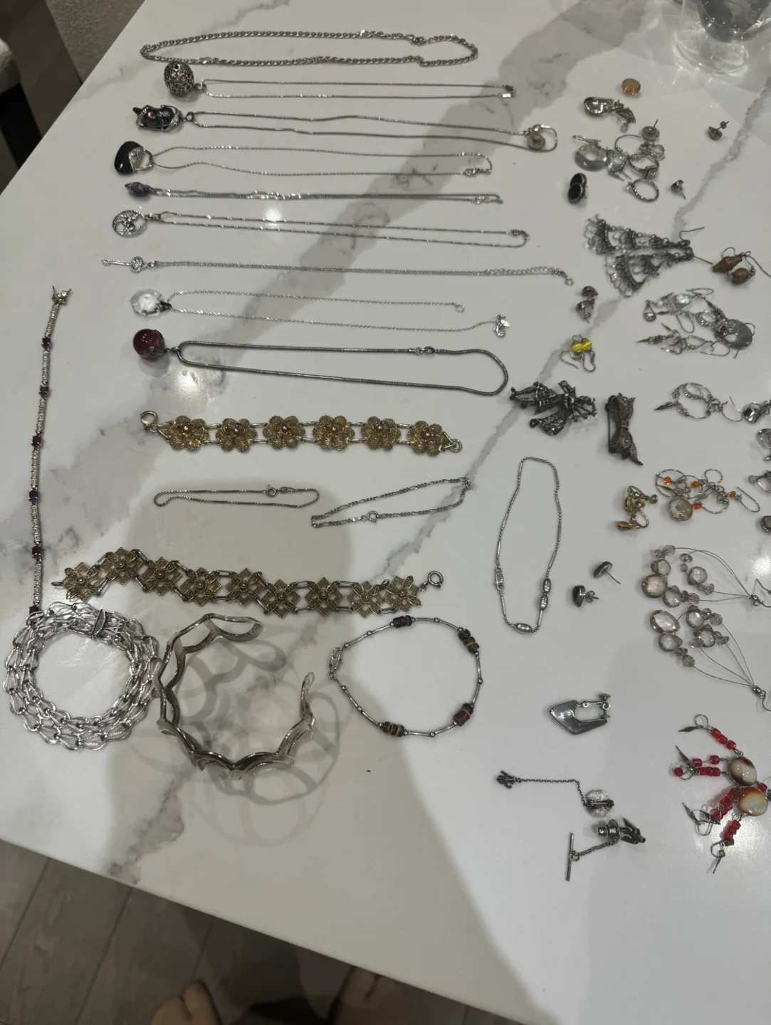 Sterling silver 925 vintage & morden lot image indicator(8)