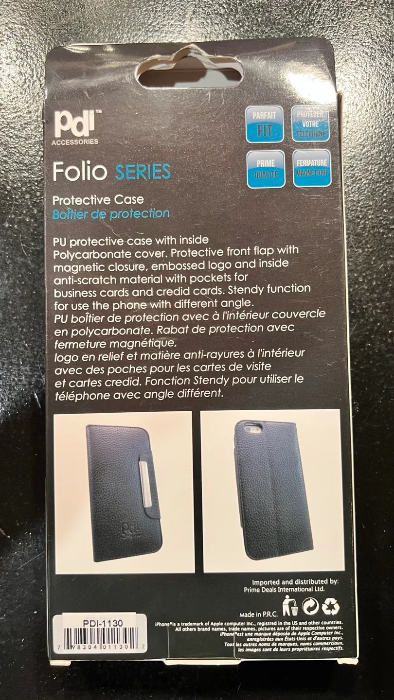 iPhone 6 Plus/6S Plus Folio Case - Black image indicator(6)