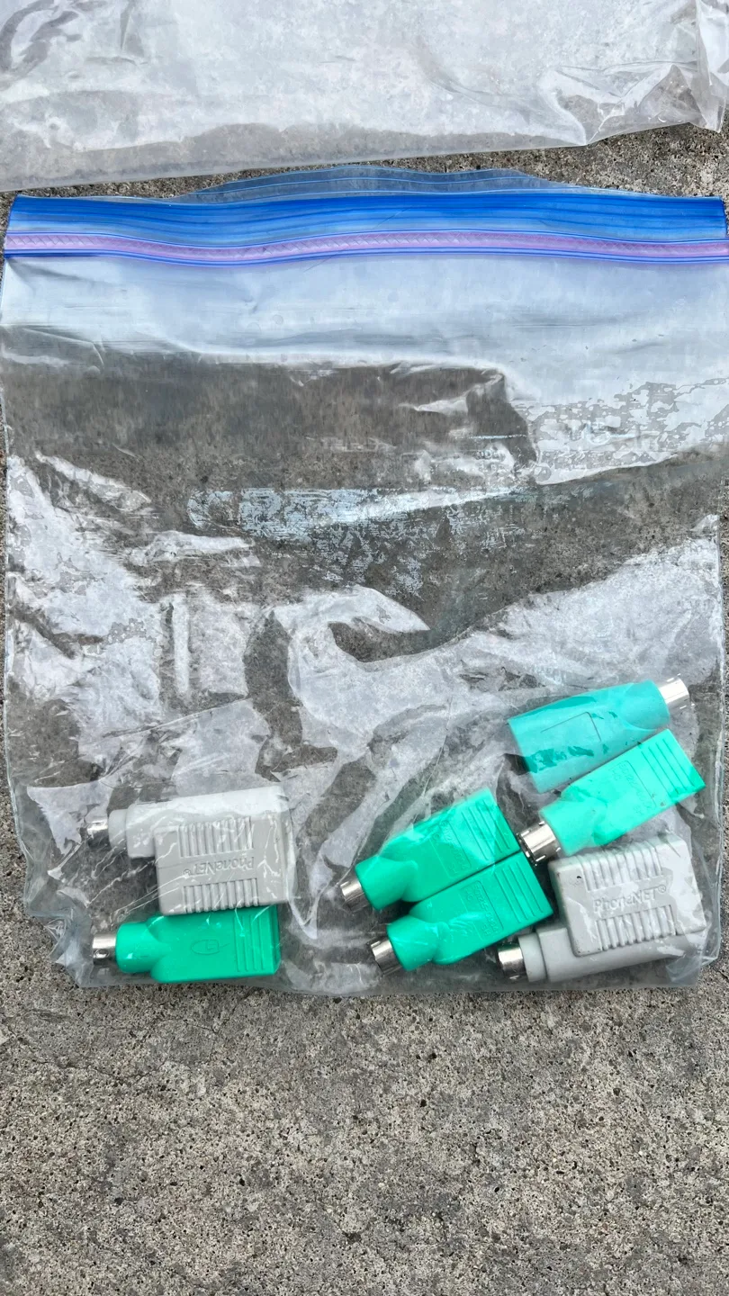 Bulk Lot of Computer Cables and Connectors image indicator(4)