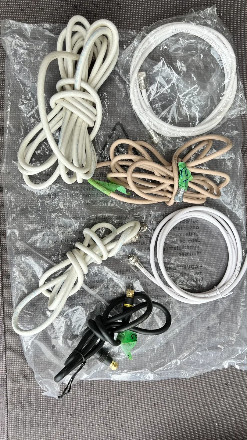 Bulk Lot of Computer Cables and Connectors image indicator(8)