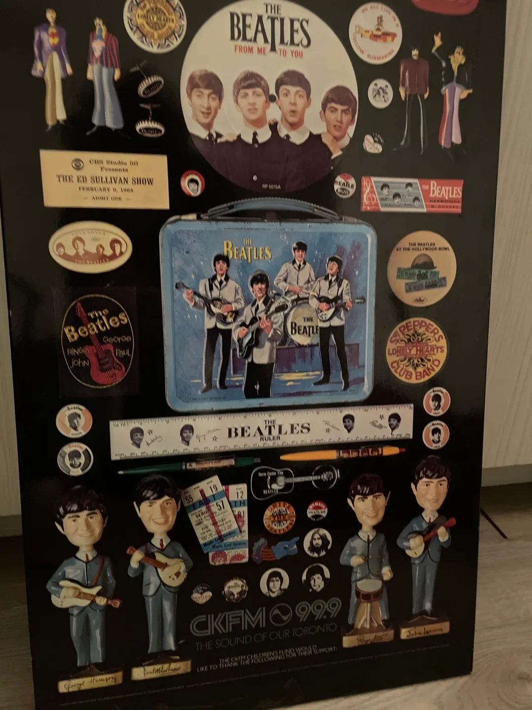 Vintage Beatles Toronto Promo Poster Wood! image indicator(2)