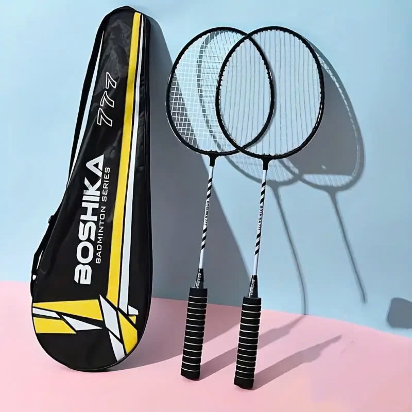 2 Badminton Rackets with Sponge Handles  ( BRAND NEW )
