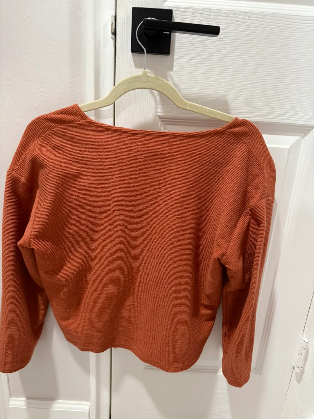 🏈Madewell Texture & Thread Tie-Front Tp- Size Small image indicator(2)