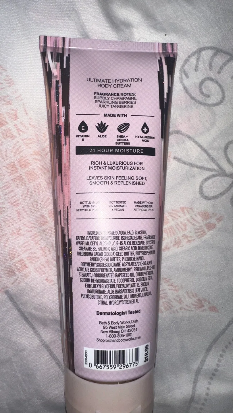 🏈 Bath & Body Works Champagne Toast Body Cream image indicator(2)