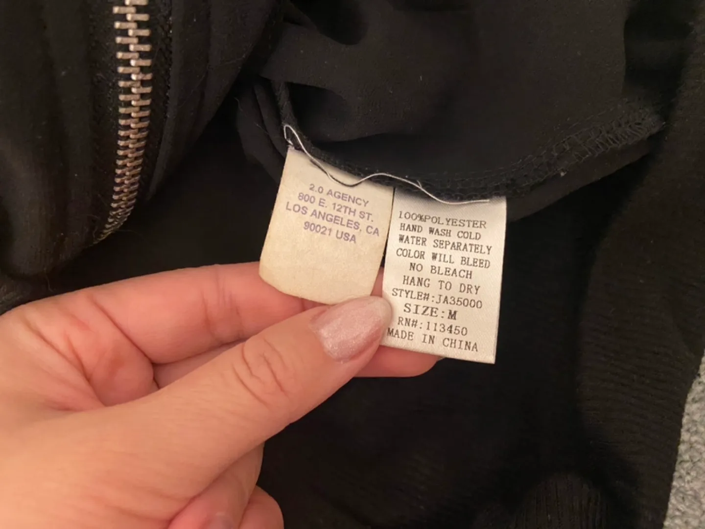 Black Rhinestone Mesh Jacket 🏈 image indicator(6)