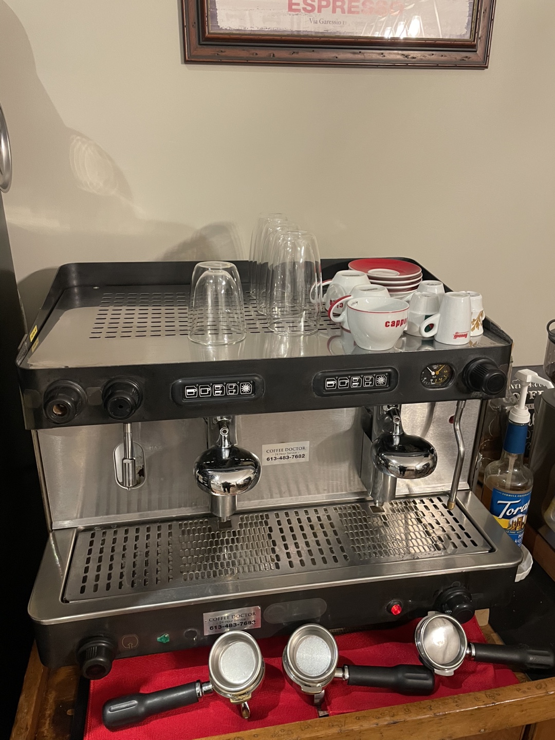Commercial Espresso Machine - Double Group Head