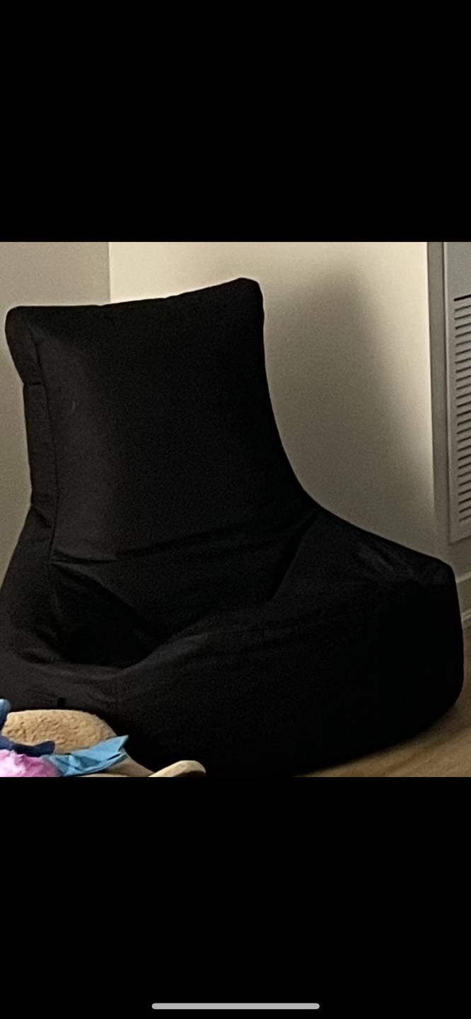 Black beanbag chairs (2) - photo 2