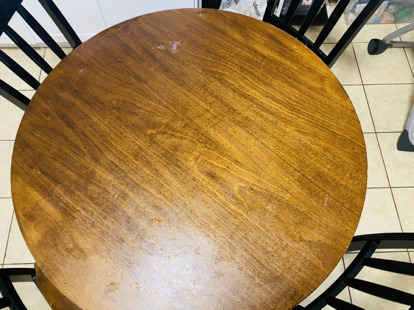 Round Dining Table with Four Chairs - photo 5
