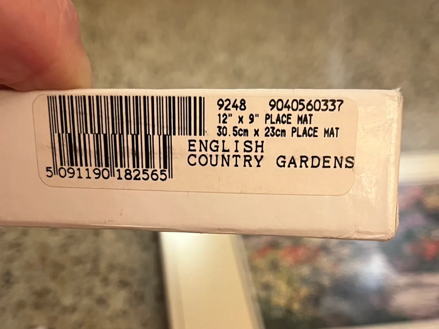 🏈 6 Pimpernel English Country Garden placemats image indicator(2)