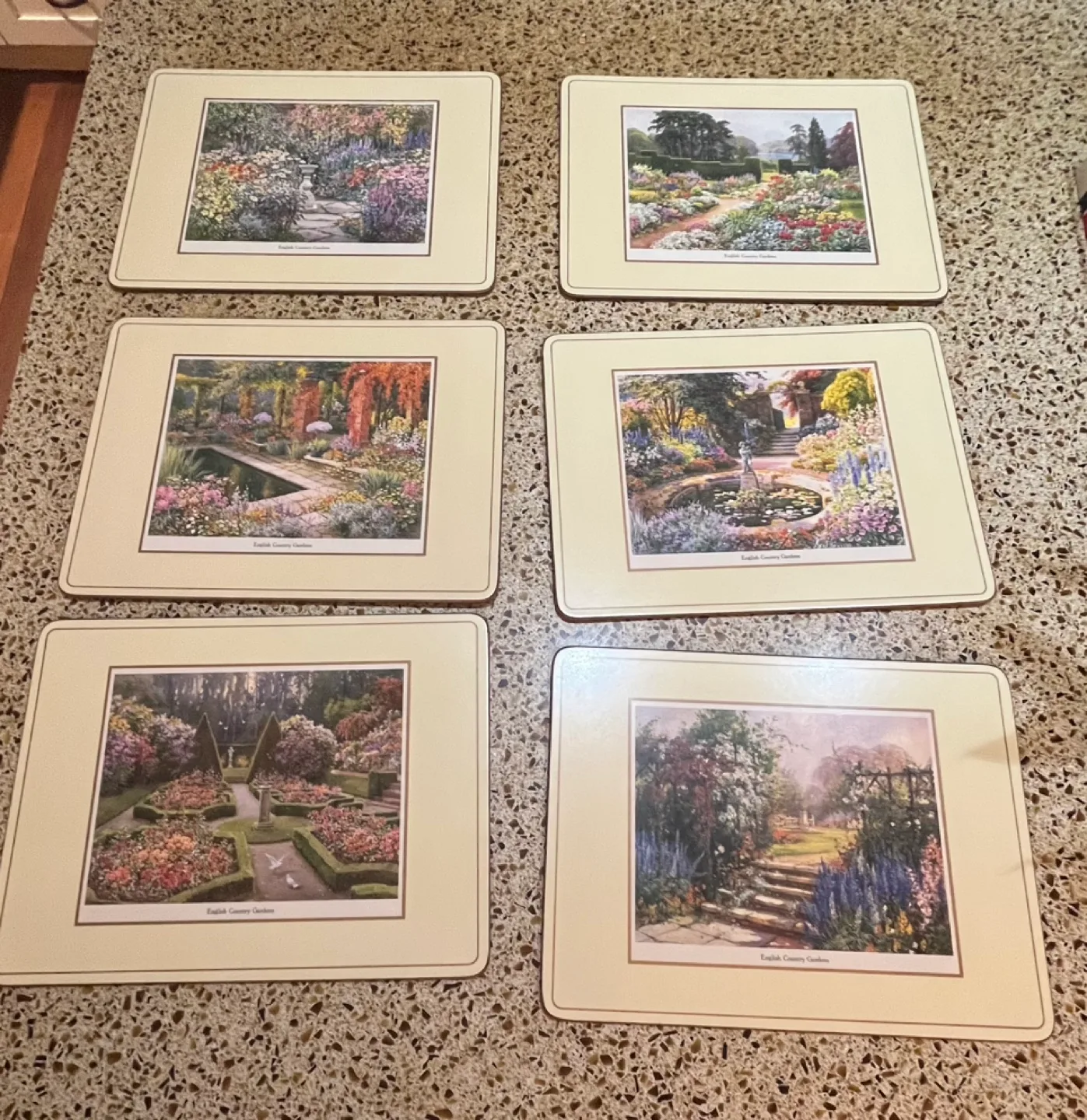 🏈 6 Pimpernel English Country Garden placemats image indicator(3)