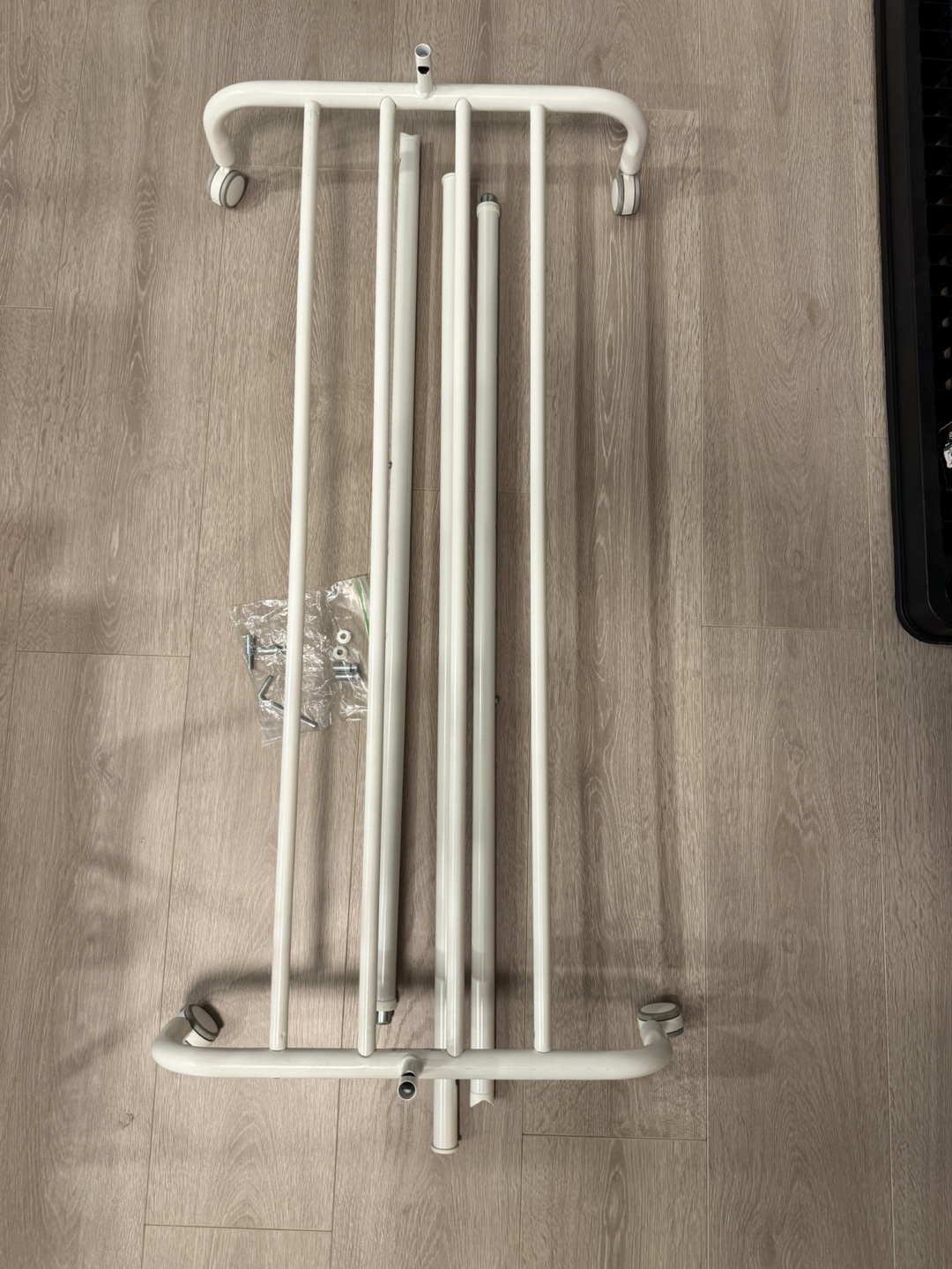IKEA RIGGA Clothes Rack - White - photo 3