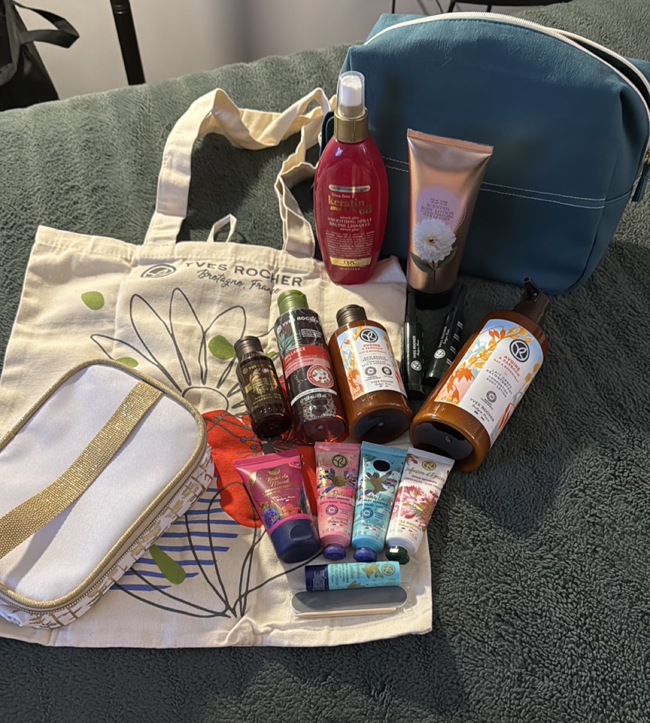 Yves Rocher Beauty Bag and Products Bundle