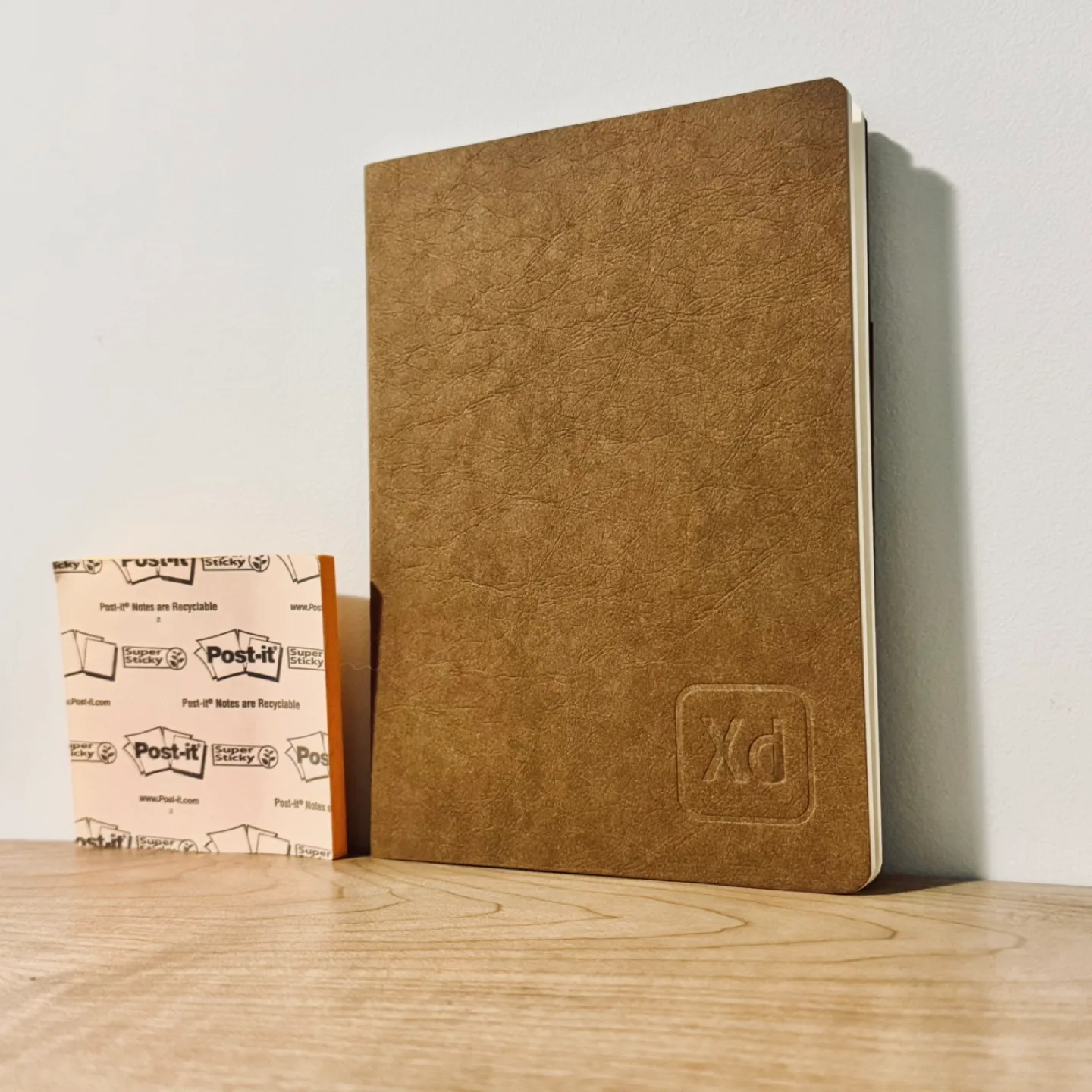 XD Design Notebook - Brown Faux Leather-Bound Notebook image indicator(3)