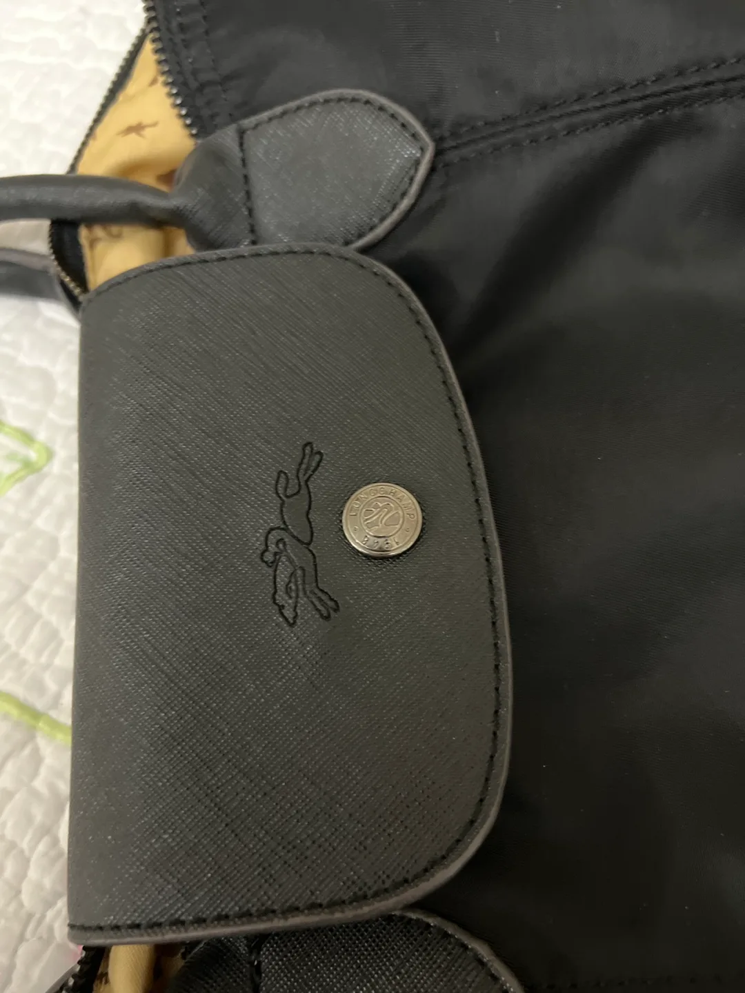 Longchamp Le Pliage Black Tote Bag image indicator(2)