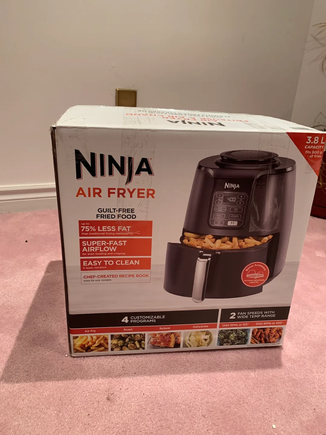 [BRAND NEW] Ninja Air Fryer - 4QT - Black image indicator(3)