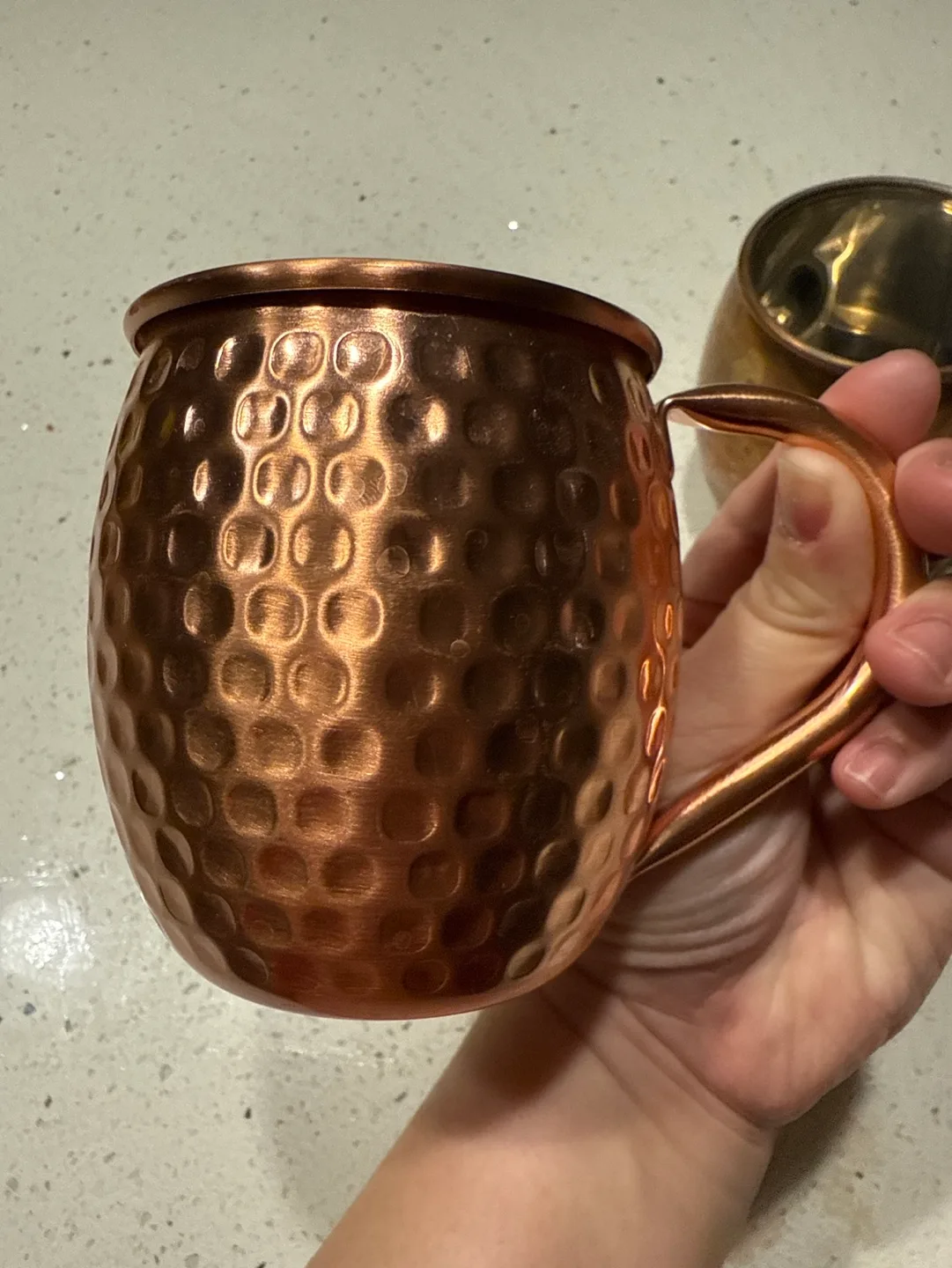 Two Copper Moscow Mule Mugs - One Branded image indicator(5)