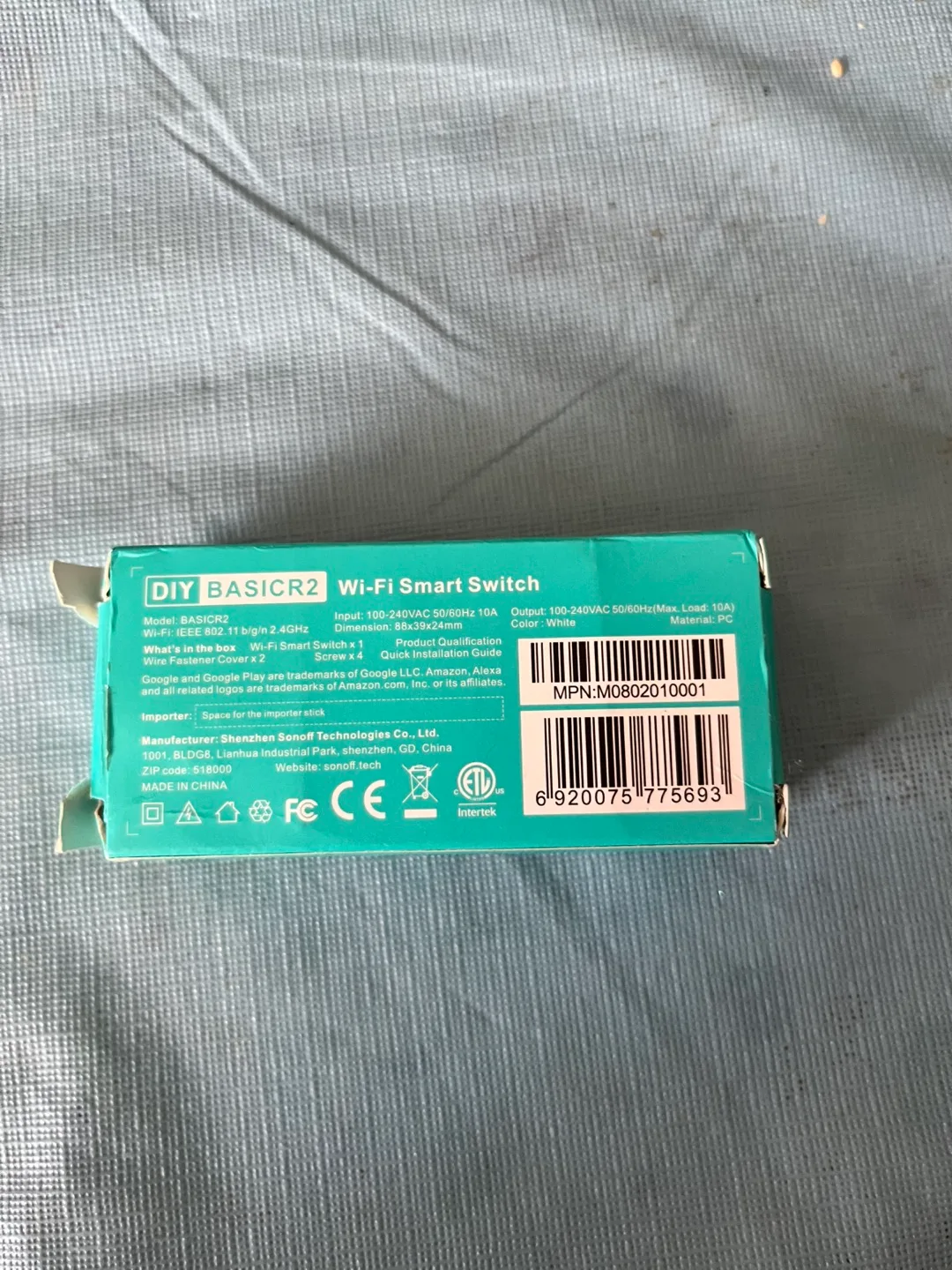 Sonoff BASICR2 Wi-Fi Smart Switch - New in Box🏈 image indicator(3)