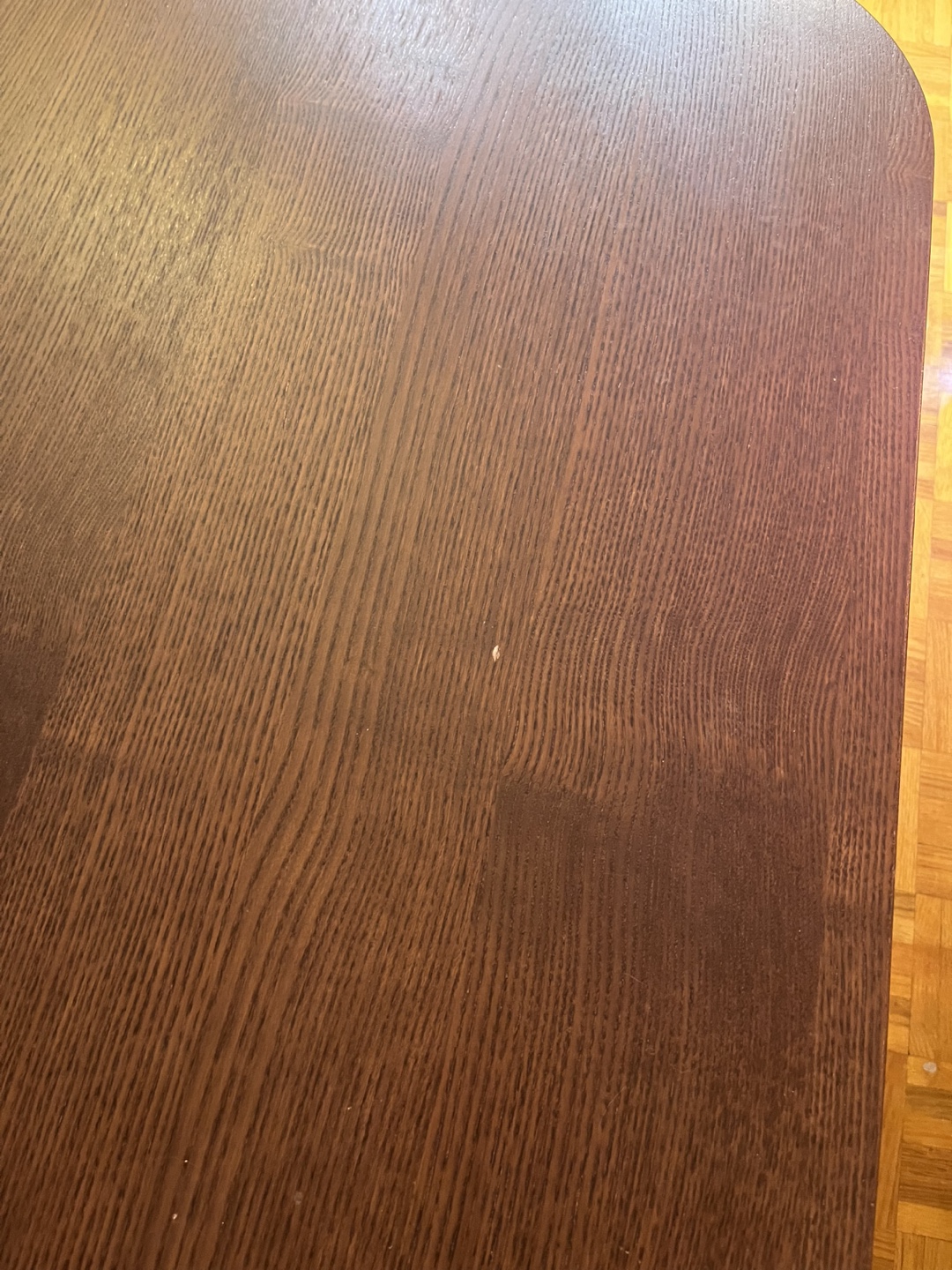 Dark Brown Coffee Table with Shelf - photo 4
