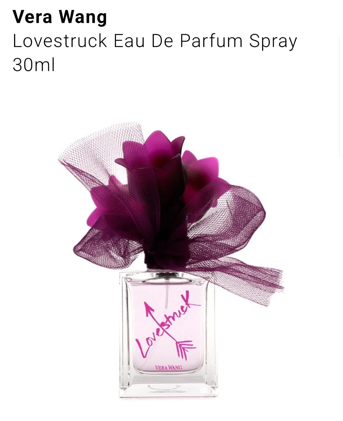 Vera Wang Lovestruck Eau De Parfum 30ml thumbnail