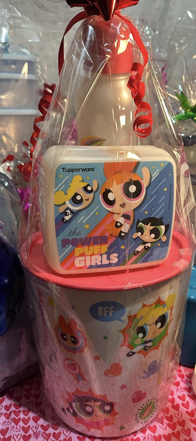 Powerpuff Girls Tupperware Gift Set 3pc